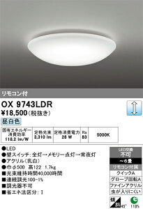 H�敪 �I�[�f���b�N OX9743LDR �V�[�����O���C�g �����R���t �`6�� LED ���S�̃��[�J�[�ۏ�