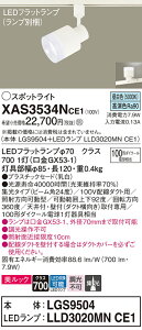 【送料無料】 パナソニック XAS3534NCE1-SF 『LGS9504+LLD3020MNCE1』(ランプ別梱包) スポットライト 配線ダクト用 畳数設定無し LED T区分 安心メーカー保証