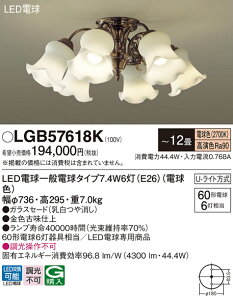 yzpi\jbN LGB57618K VfA `12 LED T敪 S[J[ۏ