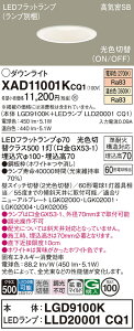 �y���������z �p�i�\�j�b�N XAD11001KCQ1-SF �wLGD9100K�{LLD20001CQ1�x�i�����v�ʍ���j �_�E�����C�g �y���C��SB�`�z �����ݒ薳�� LED T�敪 ���S���[�J�[�ۏ�