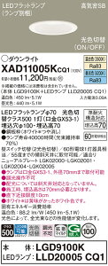 �y���������z �p�i�\�j�b�N XAD11005KCQ1-SF �wLGD9100K�{LLD20005CQ1�x�i�����v�ʍ���j �_�E�����C�g �y���C��SB�`�z �����ݒ薳�� LED T�敪 ���S���[�J�[�ۏ�