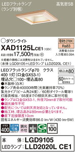 �y���������v25,001�~�ȏ㑗�������z�p�i�\�j�b�N XAD1125LCE1 �wLGD9105�{LLD2020LCE1�x�i�����v�ʍ���j �_�E�����C�g ��ʌ` �y���C��SB�`�z �����_������ �����ݒ薳�� LED T�敪 ���S���[�J�[�ۏ� 