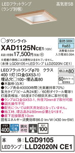 �y���������v25,001�~�ȏ㑗�������z�p�i�\�j�b�N XAD1125NCE1 �wLGD9105�{LLD2020NCE1�x�i�����v�ʍ���j �_�E�����C�g ��ʌ` �y���C��SB�`�z �����_������ �����ݒ薳�� LED T�敪 ���S���[�J�[�ۏ� 