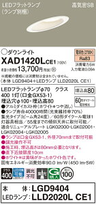 �y���������v25,001�~�ȏ㑗�������z�p�i�\�j�b�N XAD1420LCE1 �wLGD9404�{LLD2020LCE1�x�i�����v�ʍ���j �_�E�����C�g ��ʌ` �y���C��SB�`�z �����_������ �����ݒ薳�� LED T�敪 ���S���[�J�[�ۏ� 