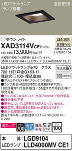 �y���������v25,001�~�ȏ㑗�������z�p�i�\�j�b�N XAD3114VCE1 �wLGD9104�{LLD4000MVCE1�x�i�����v�ʍ���j �_�E�����C�g ��ʌ` �y���C��SB�`�z �����_������ �����ݒ薳�� LED T�敪 ���S���[�J�[�ۏ�