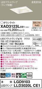 �y���������z �p�i�\�j�b�N XAD3123LCE1-SF �wLGD9103�{LLD3020LCE1�x�i�����v�ʍ���j �_�E�����C�g ��ʌ` �y���C��SB�`�z �����_������ �����ݒ薳�� LED T�敪 ���S���[�J�[�ۏ�