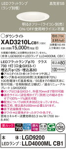 �y���������z �p�i�\�j�b�N XAD3210LCB1-SF �wLGD9200�{LLD4000MLCB1�x�i�����v�ʍ���j �_�E�����C�g ��ʌ` �y���C��SB�`�z �����_������ �����ݒ薳�� LED T�敪 ���S���[�J�[�ۏ�