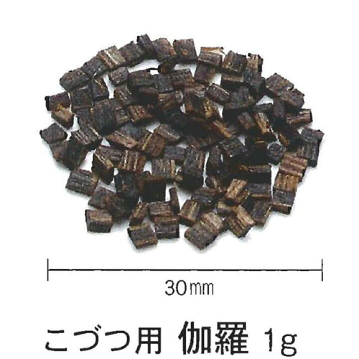 楽天市場】お香 香木 線香 こづつ 用 伽羅 きゃら 1g 松栄堂 日本製 