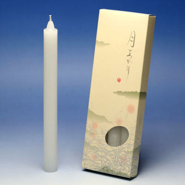 蝋燭 ろうそく 月あかり 太 四時間 8本 高品質新品