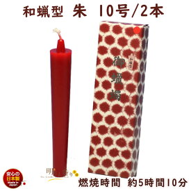 楽天市場 赤 ロウソクの通販