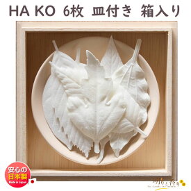 葉っぱ の お香 HA KO 6枚 香皿付 箱入り 1702 薫寿堂 日本製 アロマ はっぱ 葉 紙箱 香り 室内香 部屋焚き ルーム インセンス 香 おしゃれ しおり 文香 可愛い 香