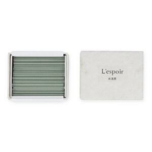 お香 線香 レスポワール 120本 水浅葱 薄紅 219879 松栄堂 SHOYEIDO 日本製 お線香 お試し みずあさぎ うすべに 香り 香 お部屋香 ルームインセンス アロマ クリスマス 贈り物 プレゼント かわいい