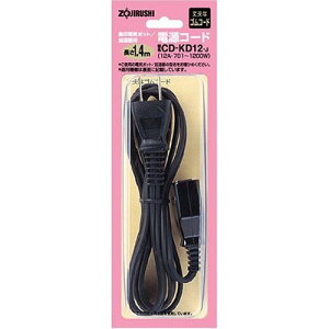 ZOJIRUSHI ۈ CDKD12_J 1.4m VEdC܂قт D dC|[g  уW[ ȂחpdR[hyczpower cord