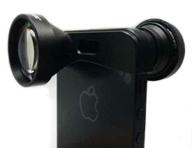 【送料無料】Lumen LM-FMST-BK カメラレンズ (ブラック) 望遠（5倍） 魚眼（180°） マクロ（接写）　　 ケース型 光学ガラスレンズ iphoneSE 5 5s専用