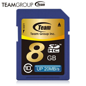 Team SDHC SDカード メモリーカード SDHCカード 8GB Class10 20Mb/s TG008G0SD28K【送料無料nポスト投函】sdhc card