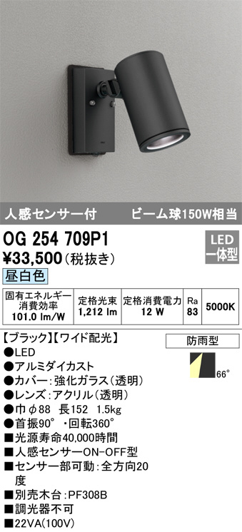 特売品 オーデリック(ODELIC) エクステリアライト OG254709P1