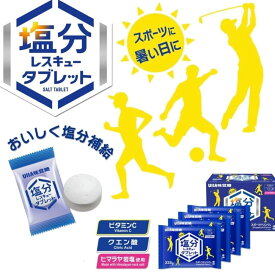 塩分レスキュータブレット 235g×2袋 塩分補給 塩タブレット 夏バテ 熱中症予防 スポーツ 現場 アウトドア 職場 仕事 学校 部活登山 ミネラル補給 まとめ買い 個包装 夏対策 屋外 屋内 暑い日 汗対策 炎天下 運動会 手軽に塩分補給