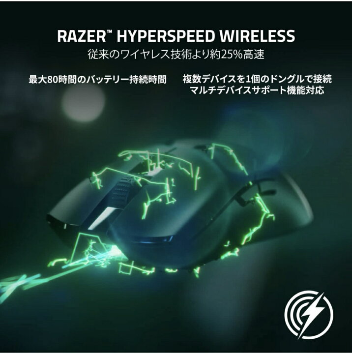 楽天市場】Razer ゲーミングマウス Viper Ultimate 高速無線 軽量 74g 