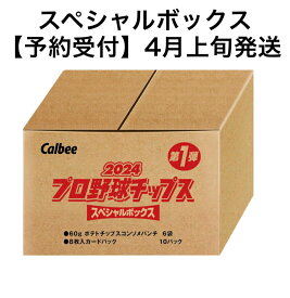 【予約受付4月発送】カルビー 2024プロ野球チップス スペシャルボックス 第1弾 360g