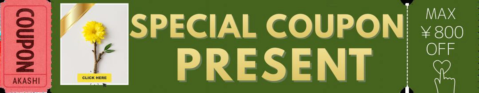 レビュー投稿でお得なクーポンプレゼント！