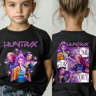 【送料無料】 KPOP Demon Hunters tシャツ デーモン・ハンターズ コスプレ衣装Tシャツ 綿 半袖 ルミ ミラ…