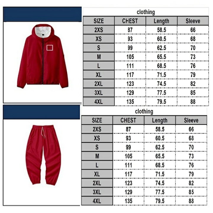 楽天市場 送料無料 コスプレ ジャージ上下セット 制服 服装 変装 メンズ レディース 大きいサイズ 韓国ドラマ テレビ ハロウィン パーティー男子 女子 コスプレ服 運動服 イベンド 楽天受賞 イカゲームコスプレ アカシアショップ