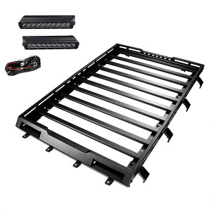 ジムニーノマド 5ドア JC74 パーツ ルーフラック スクエア ルーフキャリア アルミ製 保護クッション付 取付説明書付き 軽量 収納 ルーフ荷物預かり 外装 カスタム アクセサリー jimny jc74w