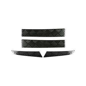 ジムニーノマド JC74 ジムニーシエラ JB74 アクセサリー フロントバンパープレート プロテクター 縞鋼板柄 高級感ヘアライン 内装 カスタム パーツ 保護 アクセサリー NOMADE JC74W SIERRA JB74W