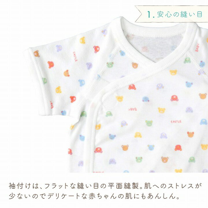 楽天市場】【4/1(火)店内全品10％OFFクーポンあり】ロンパース 肌着 60 