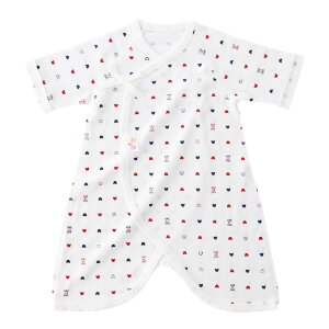 【キッズデザイン賞受賞】ベビー肌着 コンビ肌着 赤ちゃん 春 夏 秋 冬 肌着 日本製 新生児 出産準備 出産祝い トリコロール ベビーパステル 綿100% 天竺スムース 男の子 女の子