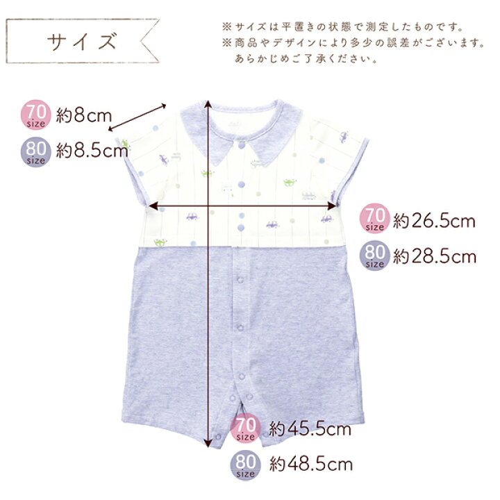 楽天市場】【4/1(火)店内全品10％OFFクーポンあり】ロンパース 70 80 