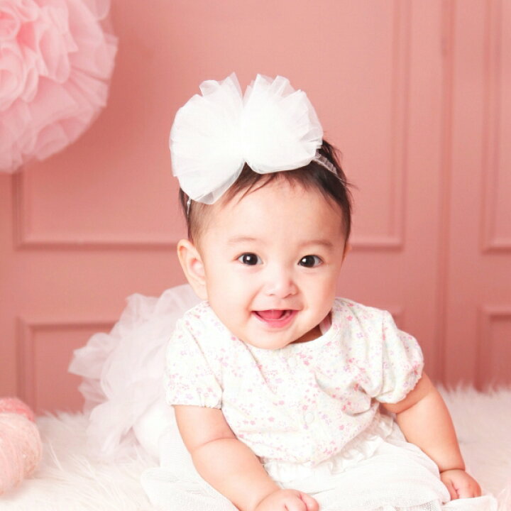 楽天市場 ヘアバンド 髪飾り 日本製 女の子 コスチューム チュールフリル フリル かわいい 赤ちゃん ベビー ヘアアクセサリー 出産祝い プレゼント ハーフバースデー おしゃれ カチューシャ キッズ 赤ちゃんの城 赤ちゃんの城楽天市場店