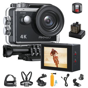 AKASO EK7000 4KANVJbO}CN+7_ANZT[tbh40mΉbdqhU+Lp170xbWi-Fi/RbB/X|[c/_CrOɍœK