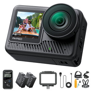 �V���i�o��IAKASO Brave8 lite �A�N�V�����J���� �O���}�C�N+7in1�A�N�Z�T���[�Z�b�g�t��4K60fps 48MP �{�@�h��10m �����J���� �X�[�p�[�X���[�X��u���␳ 8�{�X���[���[�V���� 4KHDR 1550mAh�o�b�e���[