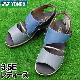 【YONEX】ヨネックス　レディースサンダル＜パワークッションプラス＞3.5E【送料無料】ブルー