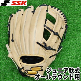 【Jr】2022年秋冬限定品【ジュニア軟式　サイズLL　オールラウンド用　右投げ】【SSK】＜WIN DREAM＞ウインドリーム　ウィンドリーム　キャメル×ブラック【型付け無料】野球グローブ　少年軟式　グラブ