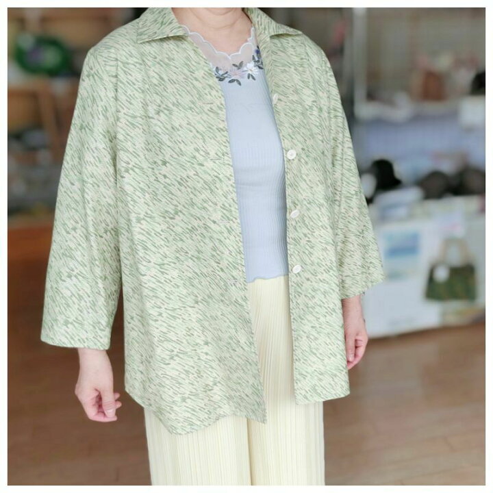 楽天市場】ジャケットブラウス レディース 着物リメイク 大島紬 
