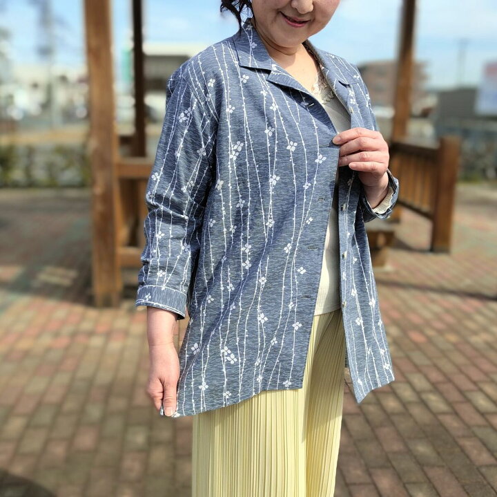 楽天市場】着物 リメイク 【 オーダー 】 八分袖 シャツ ブラウス M 