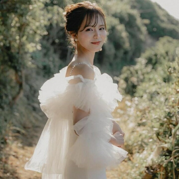 楽天市場】実例写真！2ways キャミソールウエディングドレス シンプル  