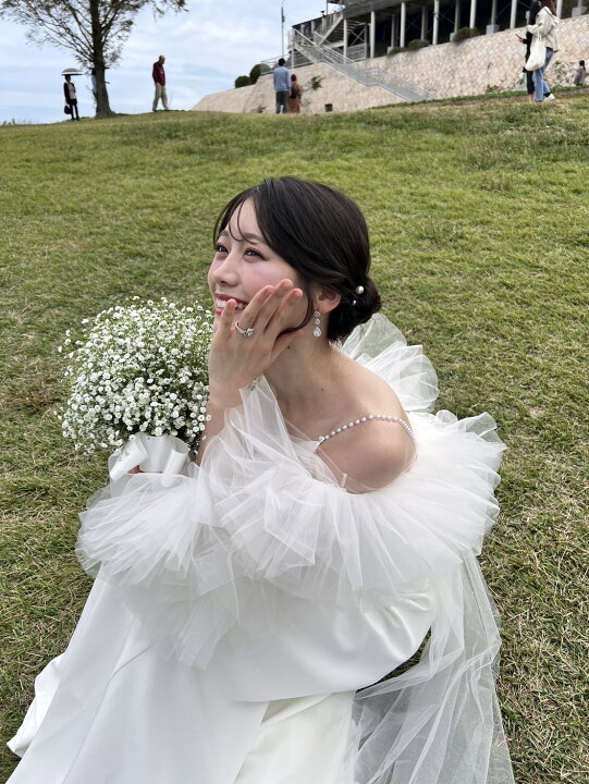 楽天市場】実例写真！ 人気上昇！ウェディングドレス ツーピース  