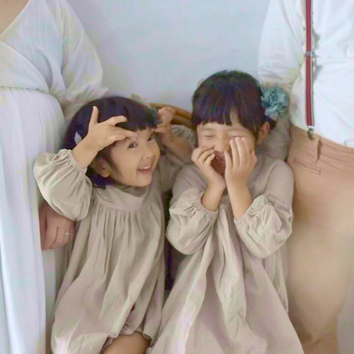 楽天市場】赤ちゃん ぽわん袖 ワンピース 三歳 二歳 服 シンプル 