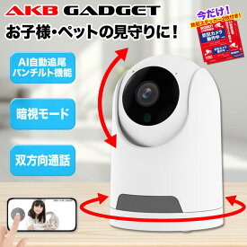 見守りカメラ 防犯カメラ 見守り犬猫 ベビーカメラ ペットカメラ 留守番 夜間撮影 監視カメラ室内 wifi 双方向音声 家庭用 自動追跡 遠隔操作 見はるん