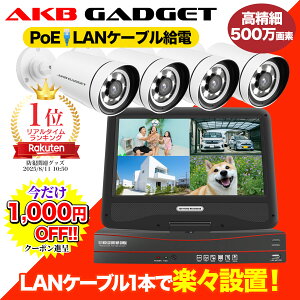 �_���Ԍ���E1,000�~�N�[�|��OFF�^�h�ƃJ���� ���O PoE���d �l�b�g���s�v 500����f �Z�b�g�J����4�� ���j�^�[�t�� HDD���� AI�l�����m �h�Ɠ� �l���Z���T�[ �X�}�z���u�Ď� 24���Ԙ^�� �Ď��J