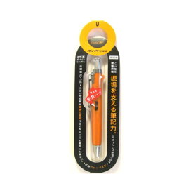 【3個・6個セット】 トンボ鉛筆 加圧式ボールペン エアプレス オレンジ ノック式 油性 最大幅21×全長122mm 15g 逆さ筆記 上向き筆記 防災 現場用 事務用 学校用 塾 オフィス 備品 送料無料 まとめ買い 業務用