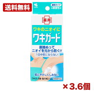 【3・6個セット】小林製薬 ワキガード 透明タイプ 微香性 50g