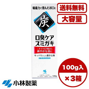 【まとめ買い セット販売】小林製薬 炭配合 スミガキ 100g入