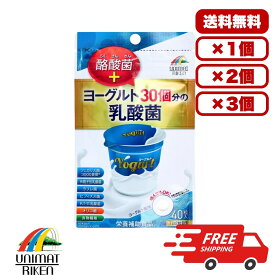 サプリメント ヨーグルト30個分の乳酸菌+酪酸菌 200mg×40粒 フェカリス菌3000億個配合 酪酸菌配合 栄養補助食品 噛んでもOK 腸内環境サポート 毎日スッキリ 健康維持 送料無料 まとめ買い