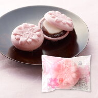 桜もなか 1個.＜銀座あけぼの 和菓子 お菓子 最中 プレゼント こしあん 求肥 詰め合わせ 個包装 お取り寄…