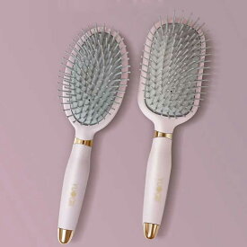 パドルブラシ ヘアブラシ クッションブラシ レディース くし サラサラ 髪 優しい マッサージ ヘアケア ブラッシング ツヤ さらさら 静電気防止 プレゼント ギフト マルチカラー 絡まない