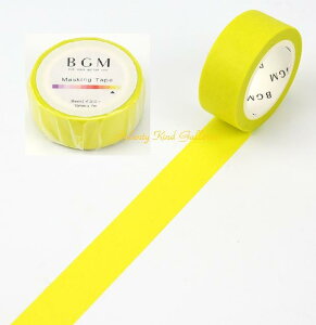 y BGM }Xe z }XLOe[v x[VbN BM-B011 CG[ 15mm  e[v r[W[G 15mm }Xe Basic X^_[h  F yellow y3cm[OKz